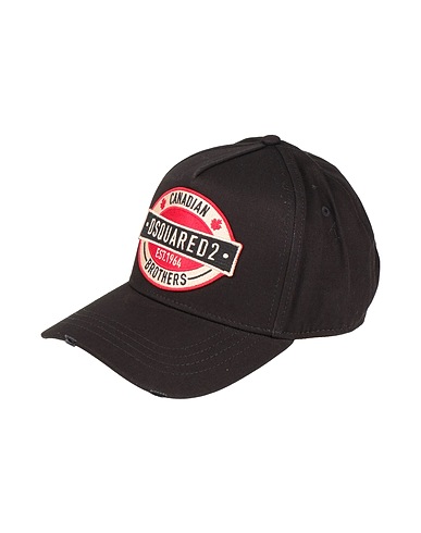 DSQUARED2 Hat Black 100% Cotton