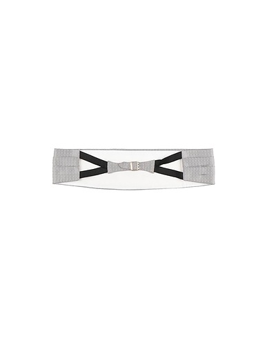 BOGART Fabric belt Grey 100% Silk