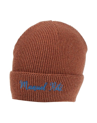 MANUEL RITZ Hat Brown 70% Wool, 25% Nylon, 5% Other Fibres