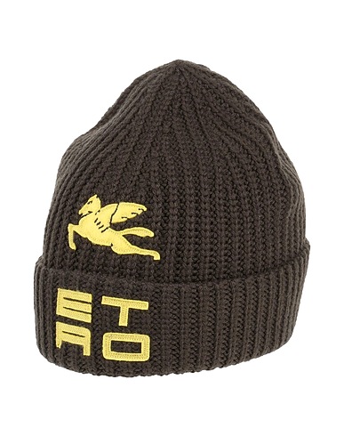 ETRO Hat Dark green 100% Wool