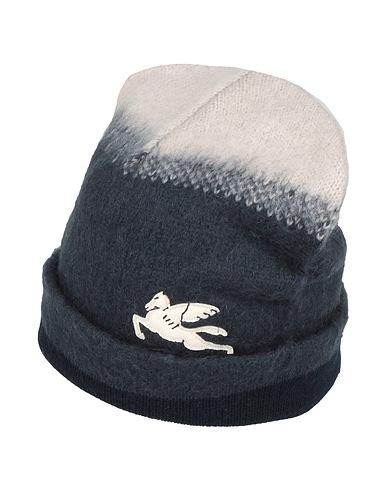ETRO Hat Slate blue 42% Acrylic, 20% Polyamide, 19% Virgin Wool, 19% Mohair wool, Polyester