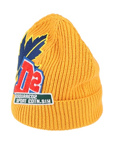DSQUARED2 Hat Marigold 55% Wool, 45% Cotton