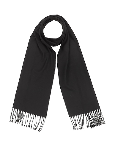HAMAKI-HO Scarves and foulards Black 65% Polyester, 35% Viscose