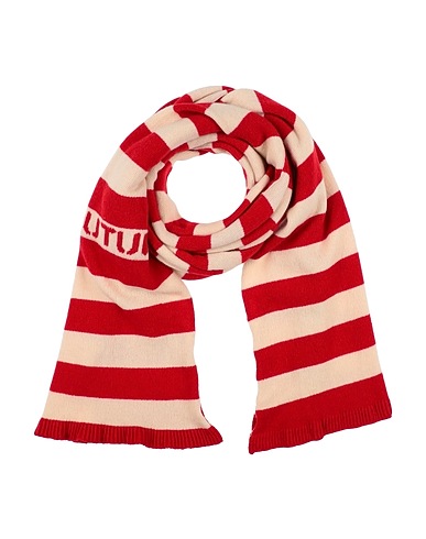 SEMICOUTURE Scarves and foulards Red 80% Wool, 20% Polyamide