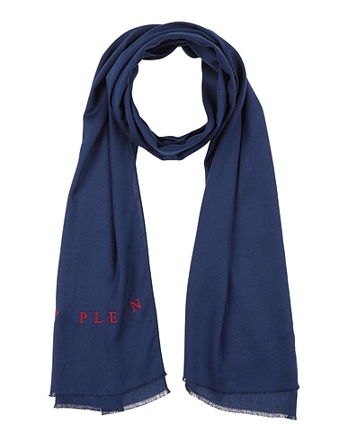 PHILIPP PLEIN Sciarpe e foulard Blu 100% Viscosa