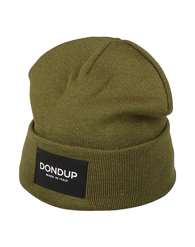 DONDUP Hat Military green 50% Wool, 50% Acrylic