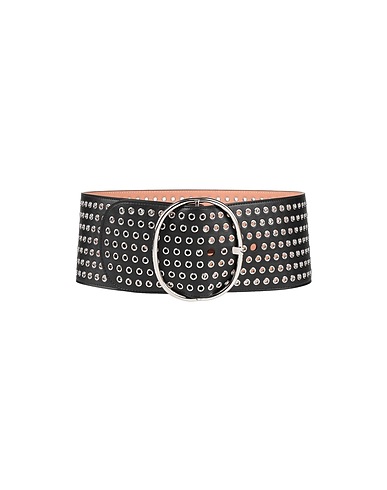 ALAÏA High-waist belt Black 100% Calfskin