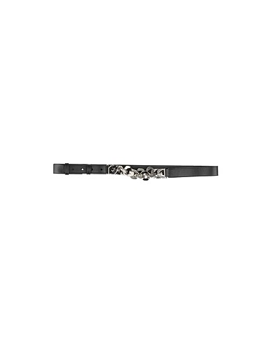 GIVENCHY Belts Black 100% Calfskin, Metal