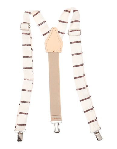 MANUEL RITZ Braces Cream Textile fibres