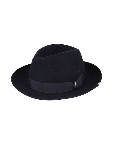 BORSALINO Hat Navy blue 100% Hair