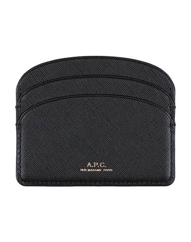A.P.C. Small Leather Goods Black 100% Cowhide