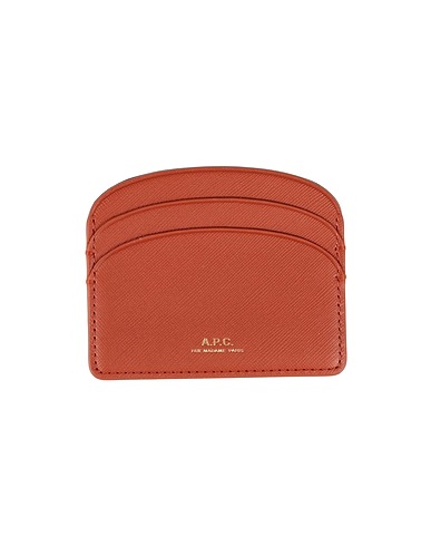A.P.C. Small Leather Goods Tan 100% Cowhide