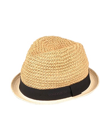 DSQUARED2 Hat Beige 100% Cellulose