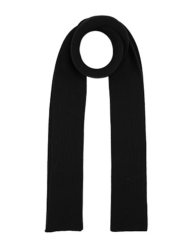 SOLOTRE Scarves and foulards Black 100% Wool