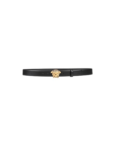 VERSACE Cintura in pelle Nero Pelle di vitello