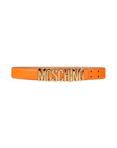 MOSCHINO Regular belt COUTURE Tan Leather