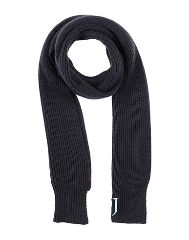 TRUSSARDI JEANS Scarves and foulards Midnight blue 38% Acrylic, 32% Polyamide, 30% Wool
