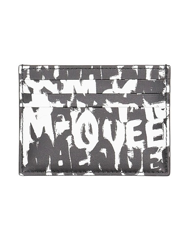 MCQUEEN Small Leather Goods Black Leather
