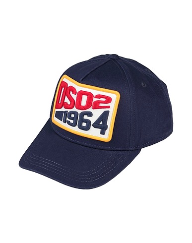 DSQUARED2 Hat Midnight blue 100% Cotton