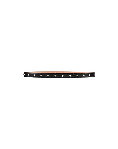 MCQUEEN Belts Black Soft Leather