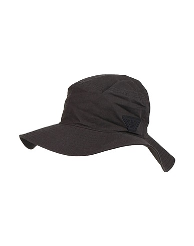 EMPORIO ARMANI Hat Black 100% Cotton
