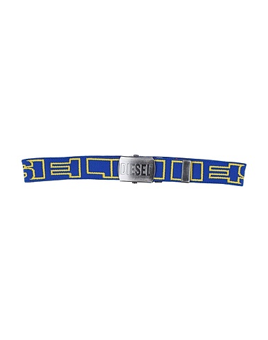 DIESEL Belt Blue 80% Polyester, 20% Elastane