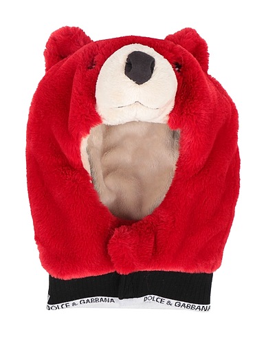 DOLCE&GABBANA Hat Red 100% Polyester, Virgin Wool, Elastane