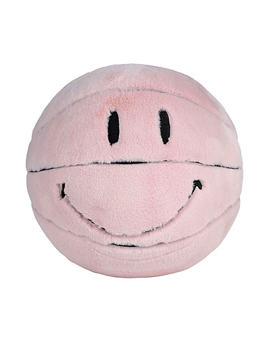 MARKET Sport accessories SMILEY SHERPA BASKETBALL PILLOW
 Light pink 100% Polyester