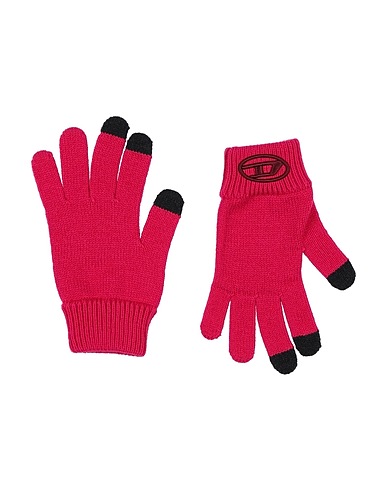 DIESEL Handschuhe Fuchsia 100% Acryl, Metallfaser