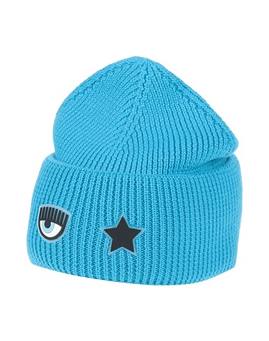CHIARA FERRAGNI Cappello Azzurro 50% Lana, 50% Acrilico