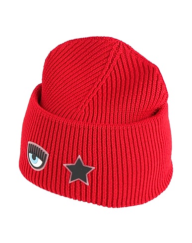 CHIARA FERRAGNI Cappello Rosso 50% Lana, 50% Acrilico