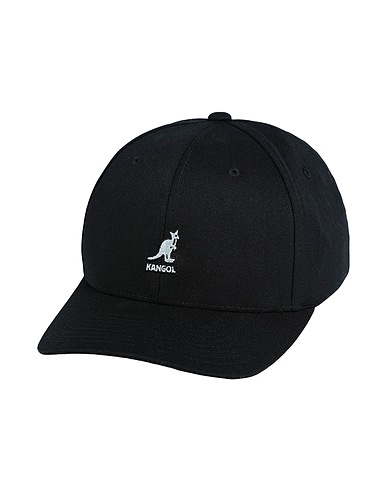 KANGOL Hat WOOL FLEXFIT BASEBALL
 Black 83% Acrylic, 15% Wool, 2% Elastane