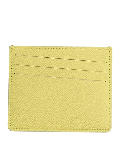 MAISON MARGIELA Small Leather Goods Pastel yellow Leather