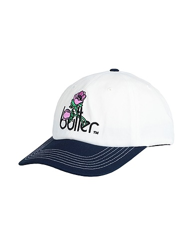 BUTTER GOODS Cappello Windflowers 6 Panel Cap
 Bianco 100% Cotone