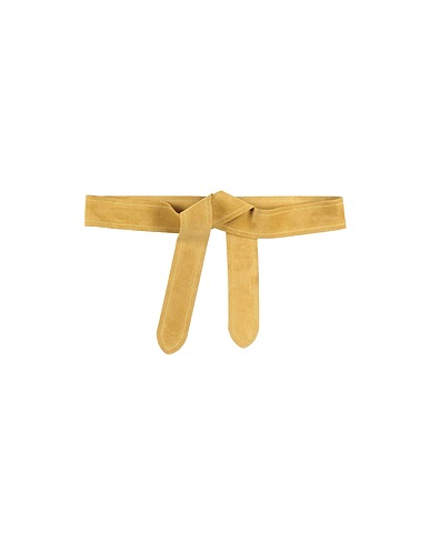 FORTE_FORTE Belts Sage green 100% Leather