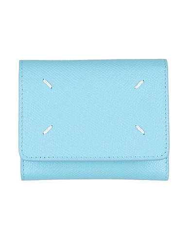 MAISON MARGIELA Wallet Sky blue Soft Leather