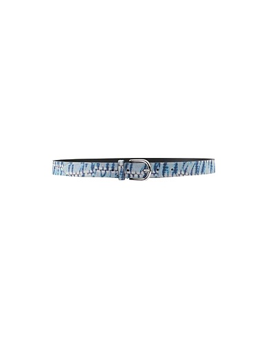 ISABEL MARANT Regular belt Sky blue 100% Soft Leather