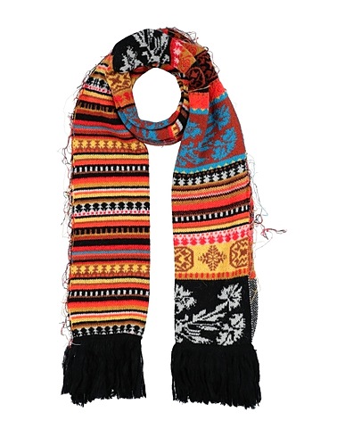 AKEP Scarves and foulards Yellow 40% Acrylic, 30% Mohair wool, 30% Nylon