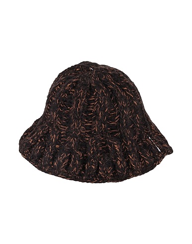 MM6 MAISON MARGIELA Hat Black 55% Acrylic, 20% Alpaca wool, 18% Polyamide, 7% Polyester