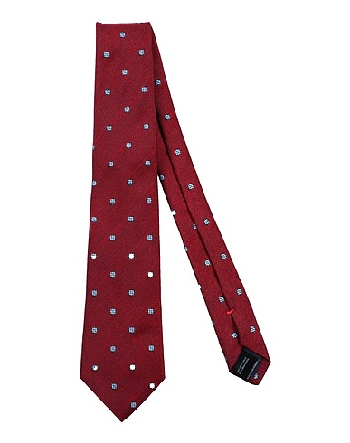 FIORIO Ties and bow ties Burgundy 60% Silk, 40% Wool
