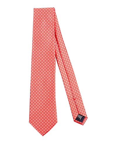 FIORIO Ties and bow ties Red 100% Silk