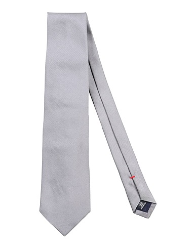 FIORIO Ties and bow ties Grey 100% Silk