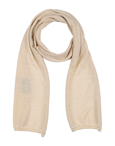ALPHA STUDIO Scarves and foulards Cream 100% Merino Wool