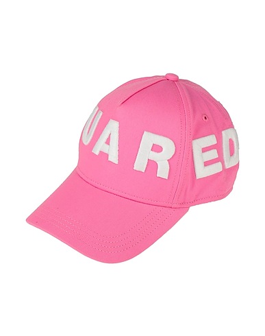 DSQUARED2 Hat Fuchsia 100% Cotton, Polyester