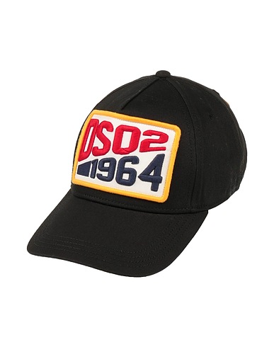 DSQUARED2 Hat Black 100% Cotton