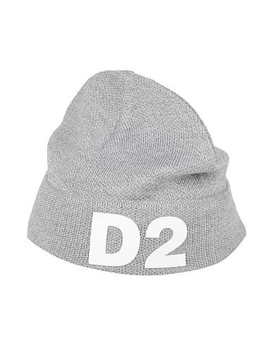 DSQUARED2 Hat Light grey 50% Acrylic, 50% Wool