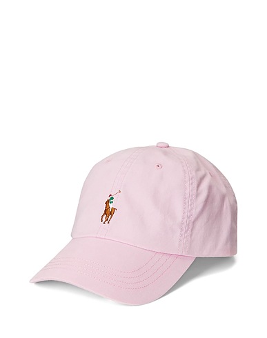 POLO RALPH LAUREN Hat STRETCH-COTTON TWILL BALL CAP
 Light pink 97% Cotton, 3% Elastane