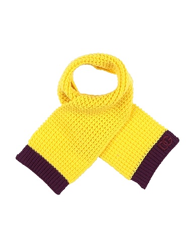 DOLCE&GABBANA Scarves and foulards Yellow 100% Virgin Wool