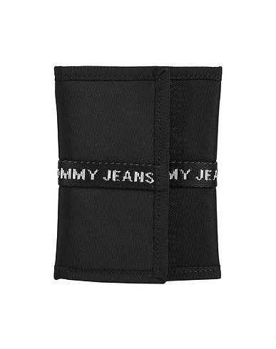 TOMMY JEANS Portafoglio Nero 100% Poliestere riciclato
