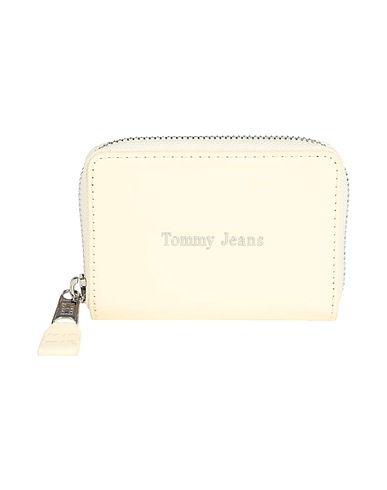 TOMMY JEANS Wallet Cream 100% Polyurethane